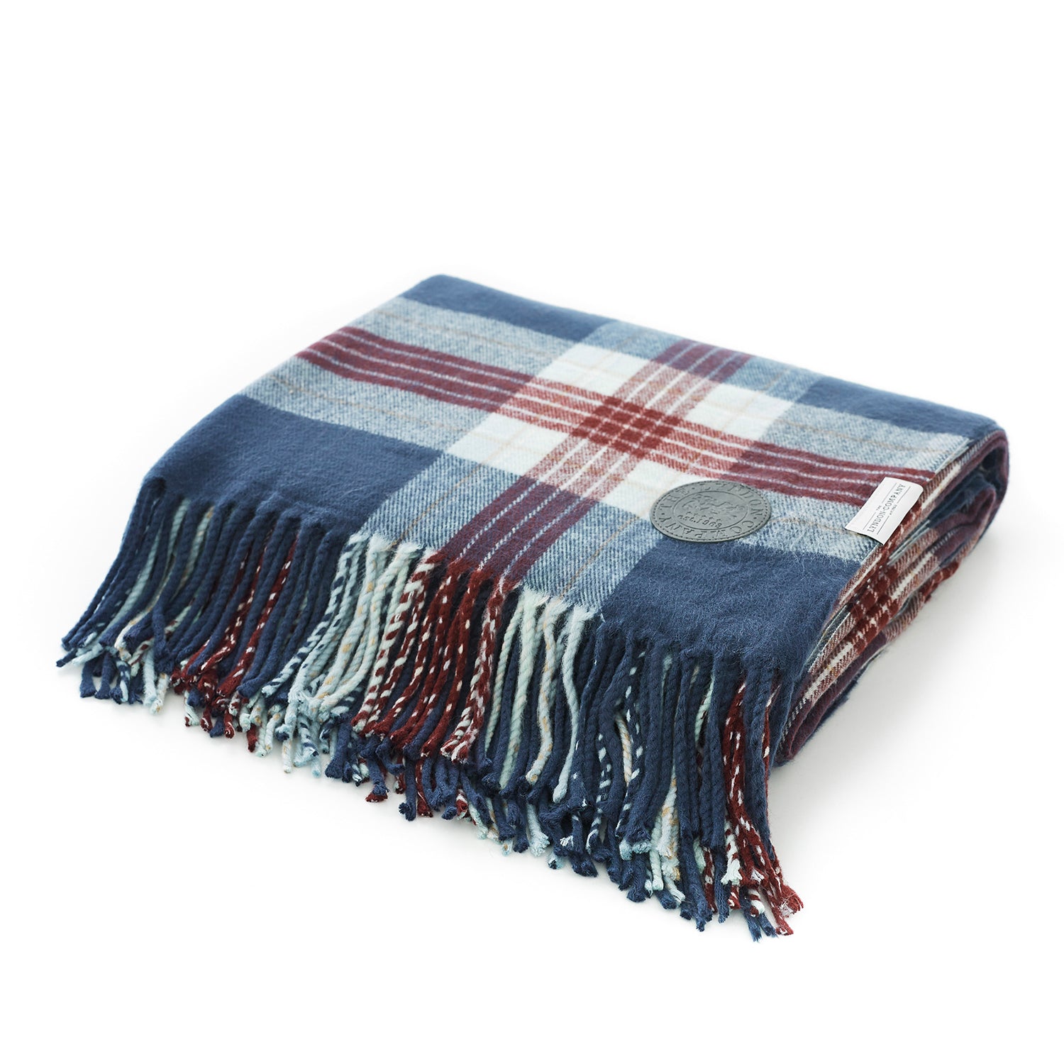 TLC Ainsley Tartan Acrylic Throw 140 x 185cm Colour Blue