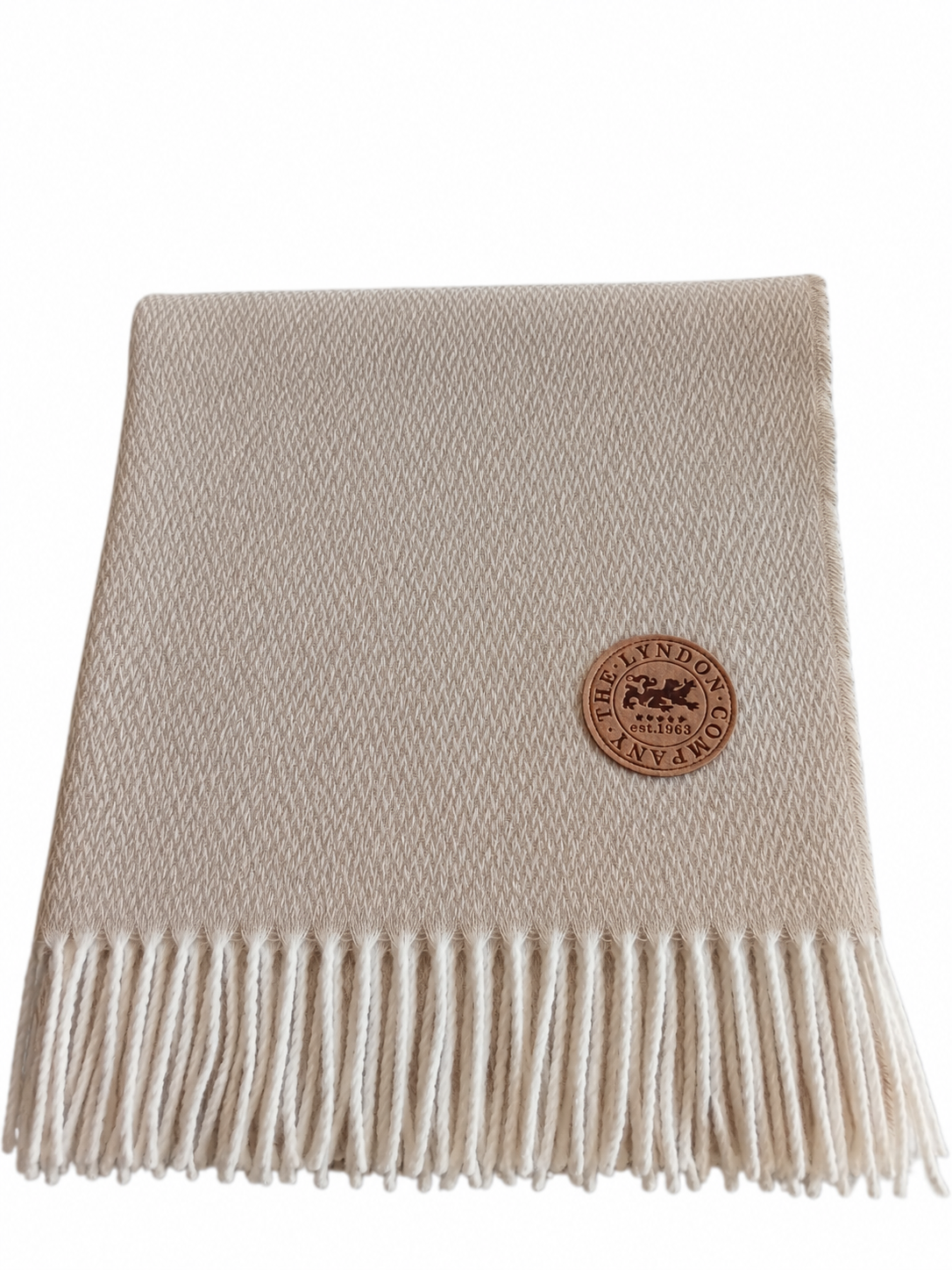 The Lyndon Company. Arcadia Throw Colour Doeskin 130x170cm