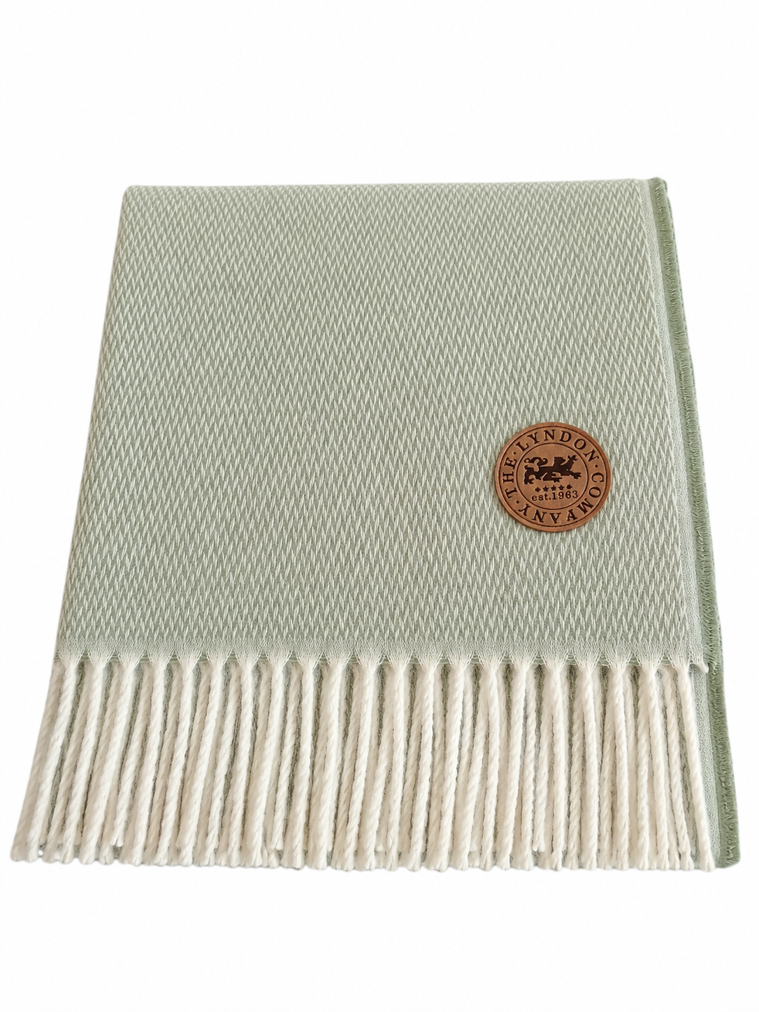 The Lyndon Company. Arcadia Throw Colour Sage 130x170cm