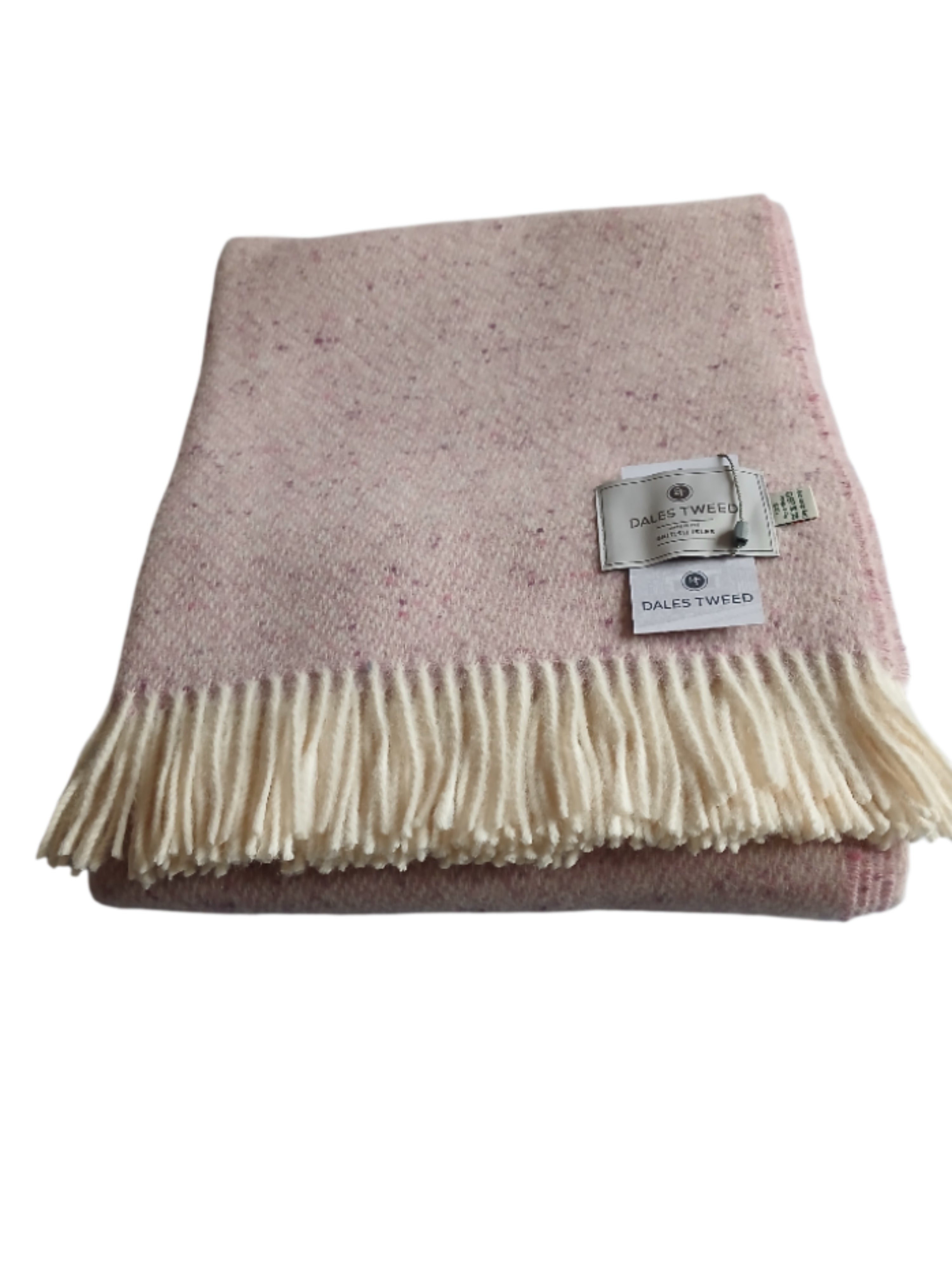 Dales Tweed 100% Pure Wool Donegal Throw Colour Classic Candy tone