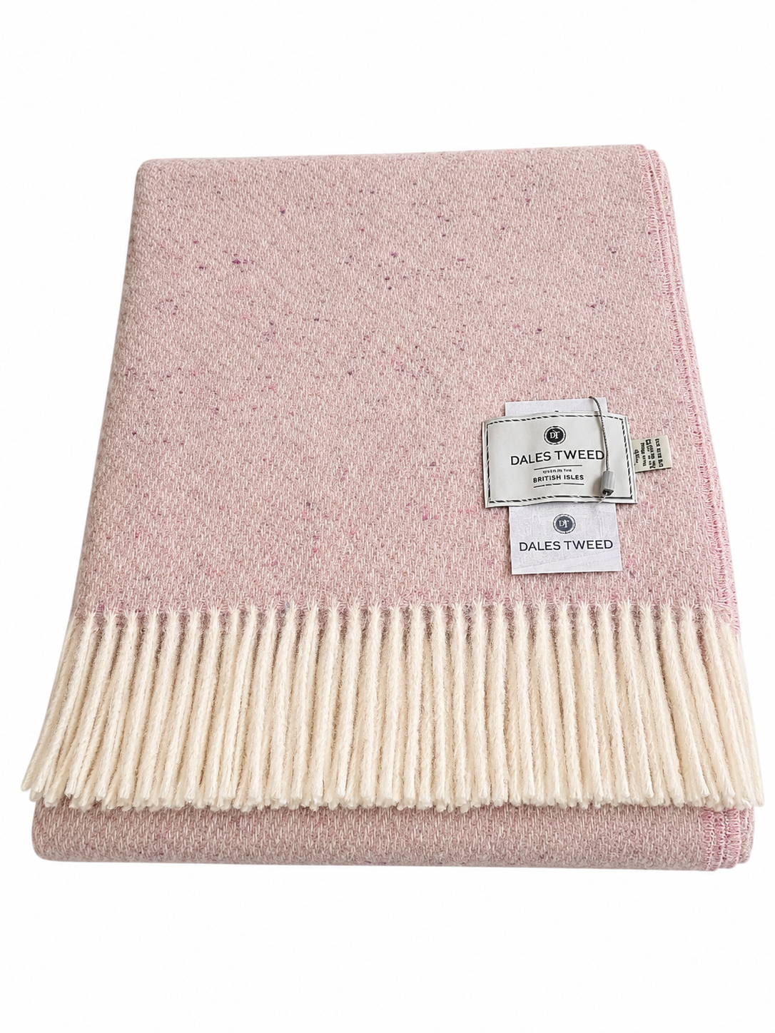 Dales Tweed 100% Pure Wool Donegal Throw Colour Classic Candy tone