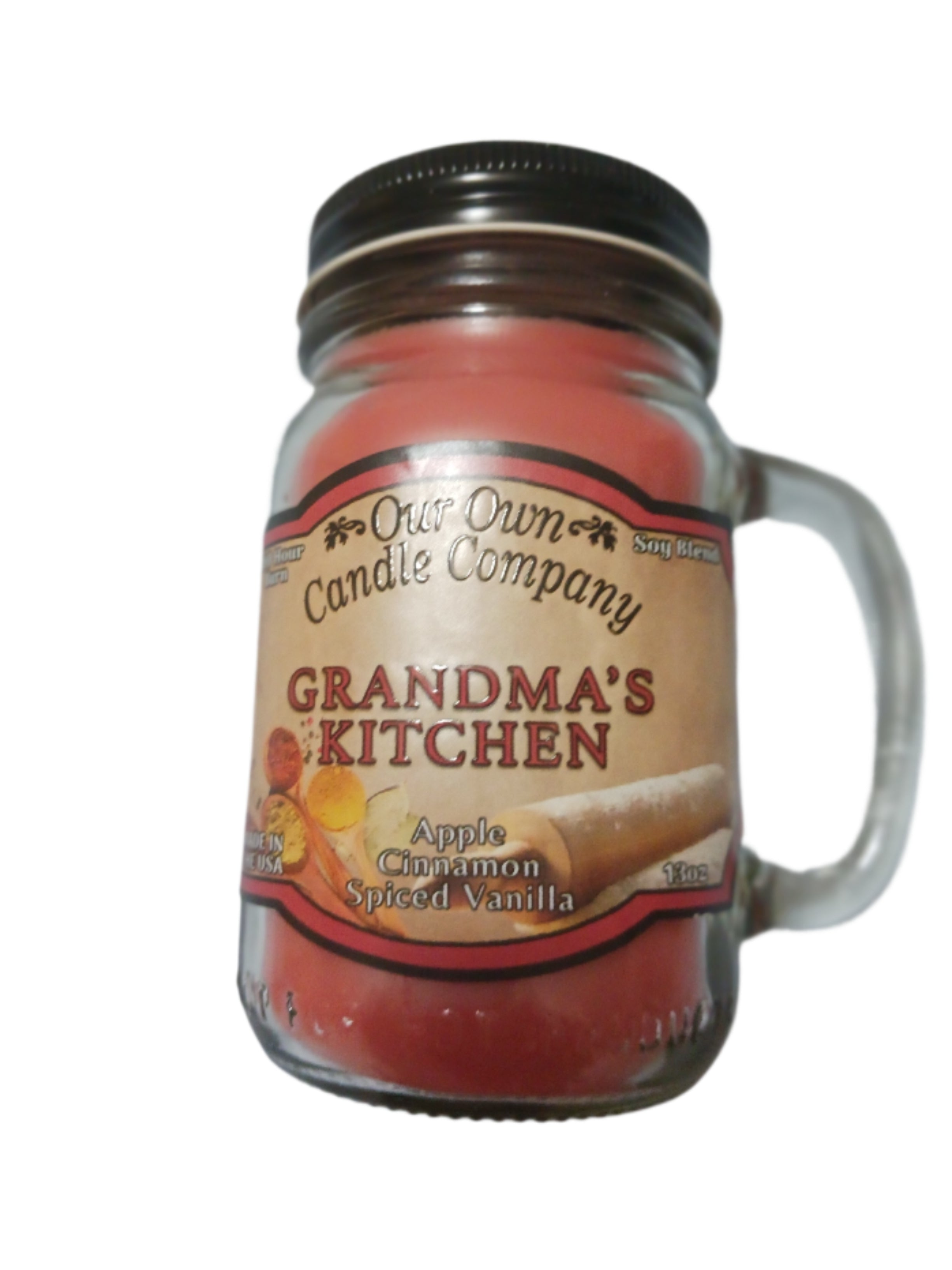 Our Own Candle Company Grandma's Kitchen Scented 13 Ounce Mason Jar Candle