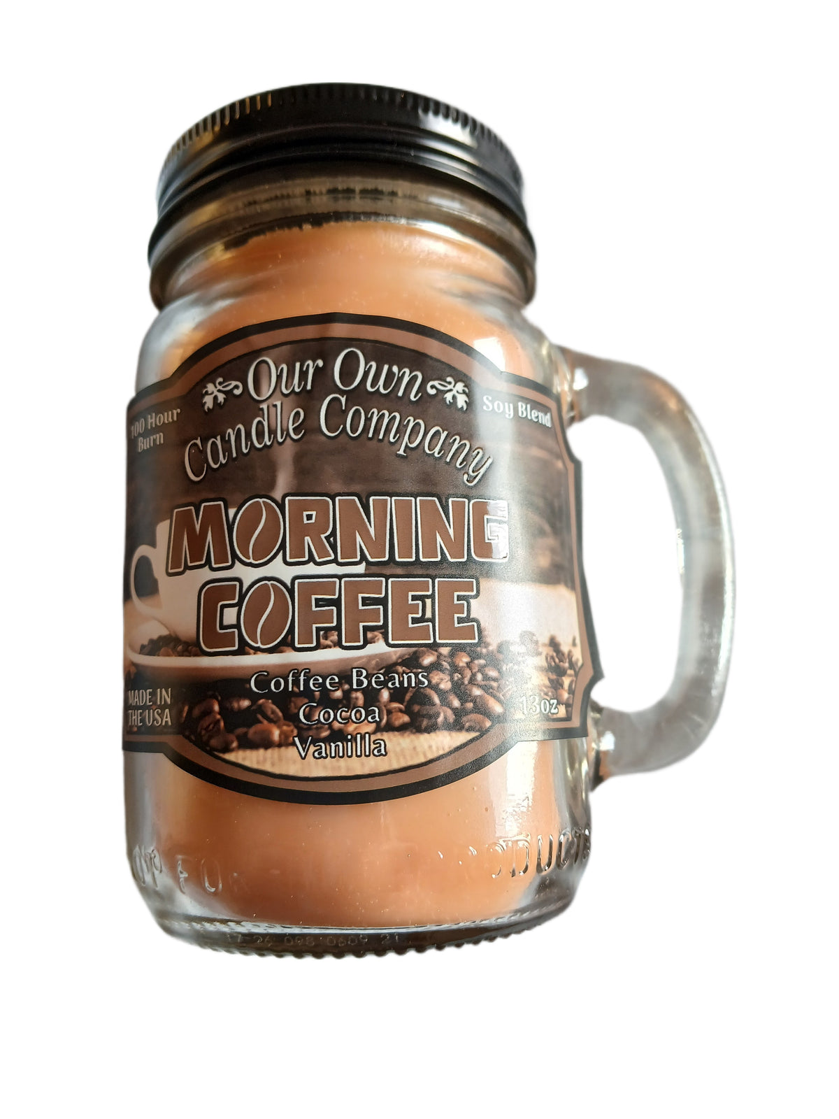 Our Own Candle 13oz Morning Coffee Scented Jar Candle 100 hr burn time