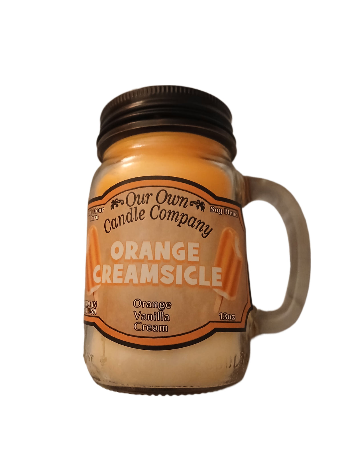 Our Own Candle Company Large Orange Creamsicle Candle, 13oz