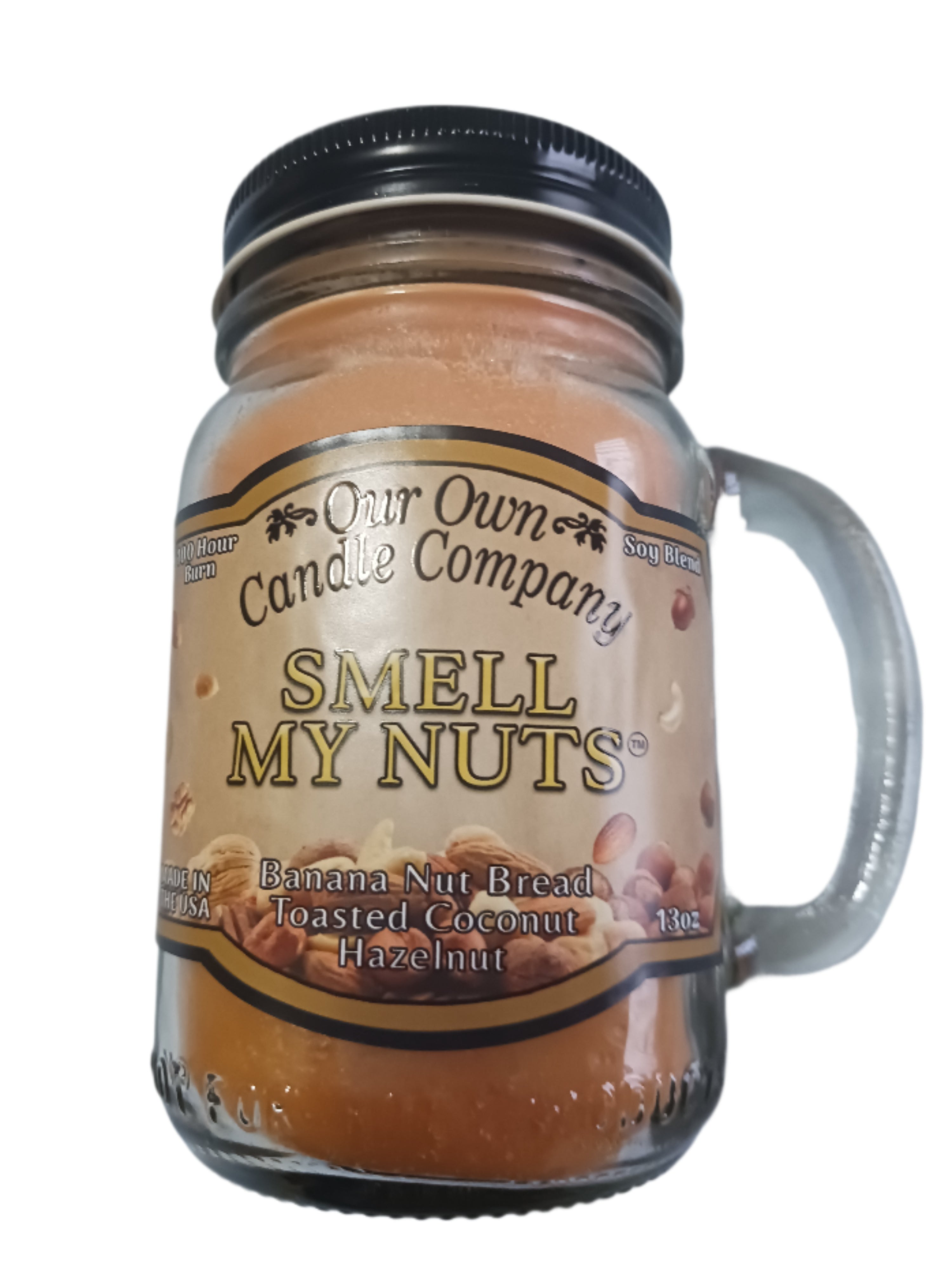 Our Own Candle 13oz Smell My Nuts Scented Jar Candle 100 hr burn time
