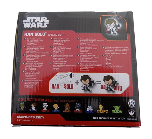 Star Wars (Han Solo) 3D Deco Mini Light