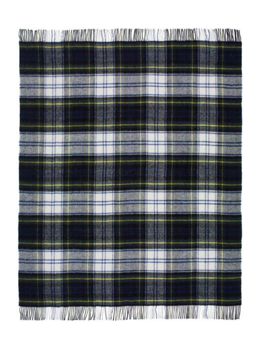 Tartan - Pure New Wool - Dress Gordon - Throw Blanket 145cm x 185cm