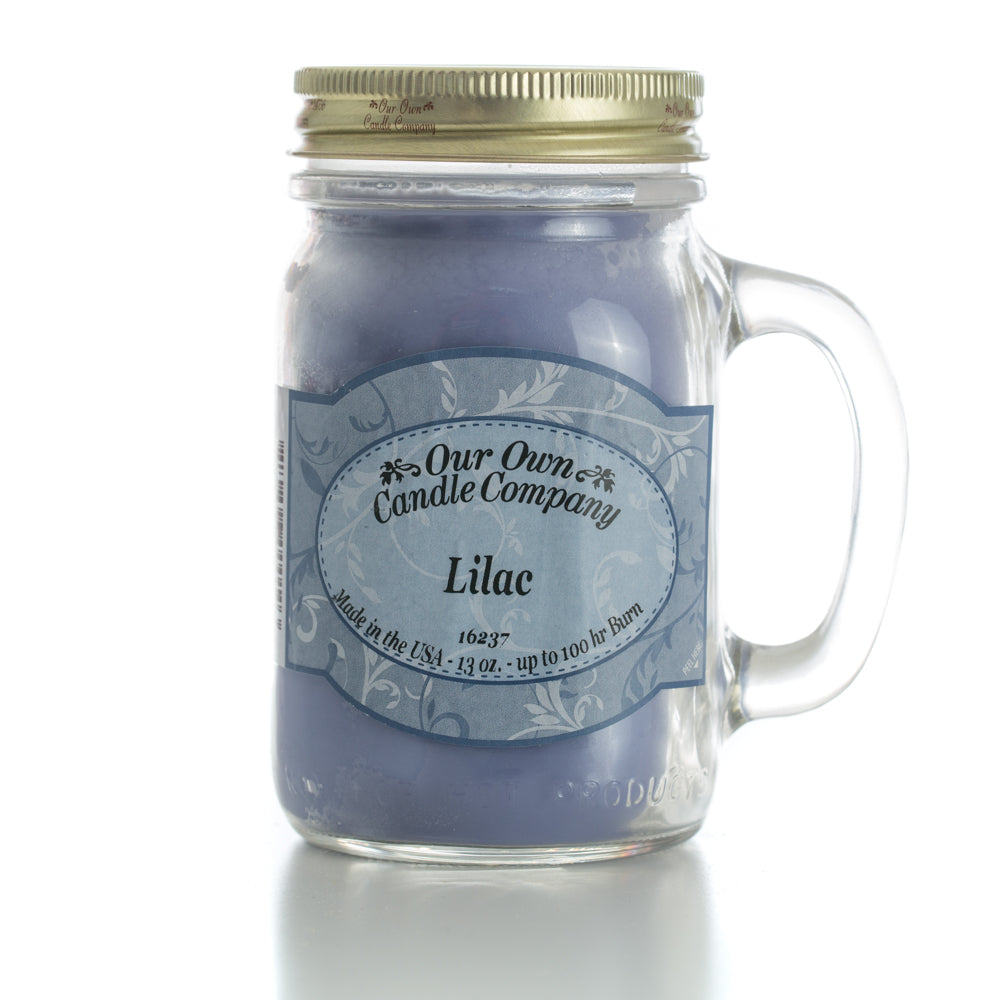 Our Own Candle 13oz Lilac Scented Jar Candle 100 hr burn time