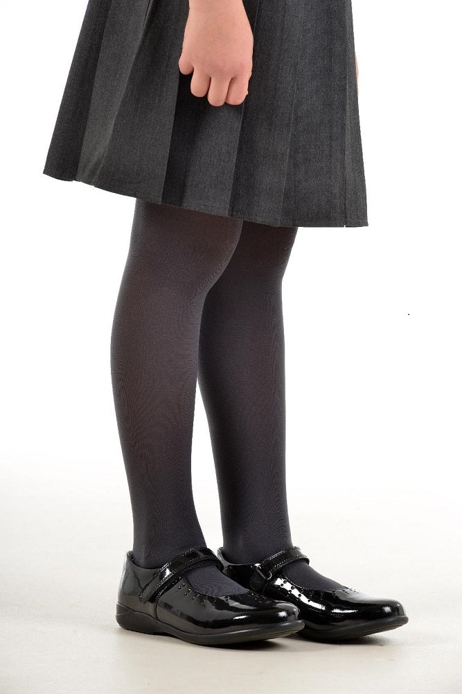 Opaque Pex Tights 70 Denier Lycra, 2 per pack Colour Charcoal Grey