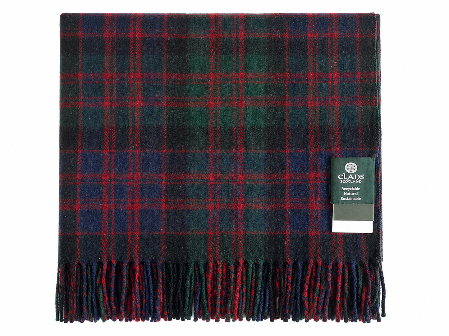 Clans Scotland Wool Knee Blanket / Throw – MacDonald Tartan