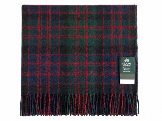 Clans Scotland Wool Knee Blanket / Throw – MacDonald Tartan