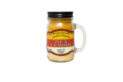 Our own candle Apple Pie, Cinnamon & Vanilla Candle 13 Oz Glass Mason Jar