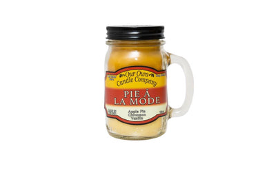 Our own candle Apple Pie, Cinnamon & Vanilla Candle 13 Oz Glass Mason Jar