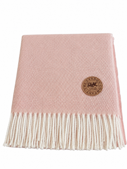 The Lyndon Company. Arcadia Throw Colour Rose 130x170cm