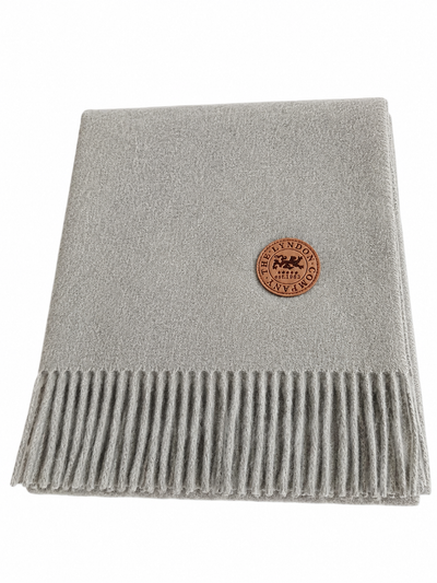 The Lyndon Company. Arthington Faux Cashmere Throw Colour Green 130x180cm