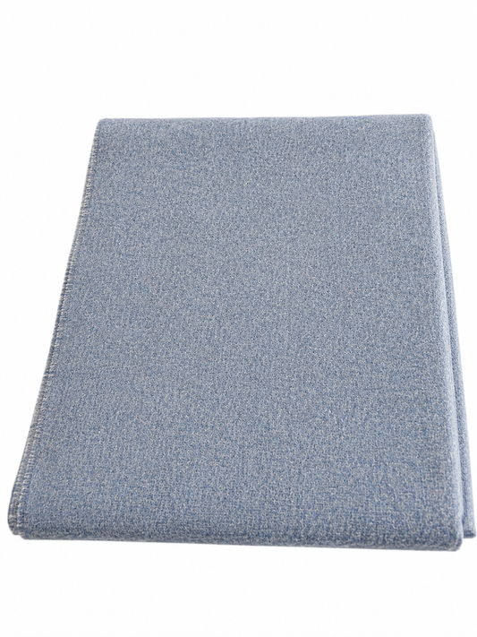 The Lyndon Company. Arthington Faux Cashmere Throw Colour Denim 130x180cm