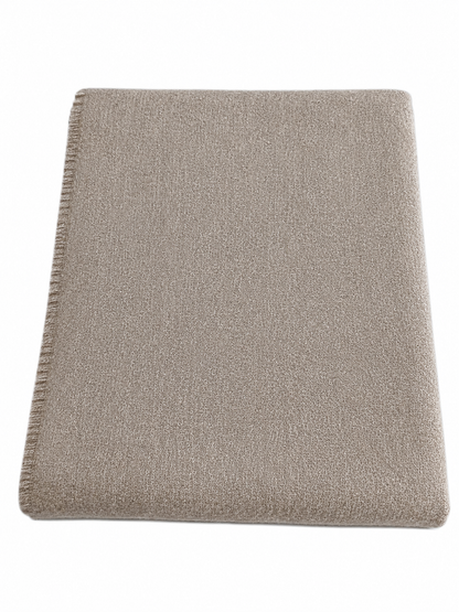 The Lyndon Company. Arthington Faux Cashmere Throw Colour Natural 130x180cm