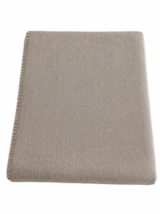 The Lyndon Company. Arthington Faux Cashmere Throw Colour Natural 130x180cm