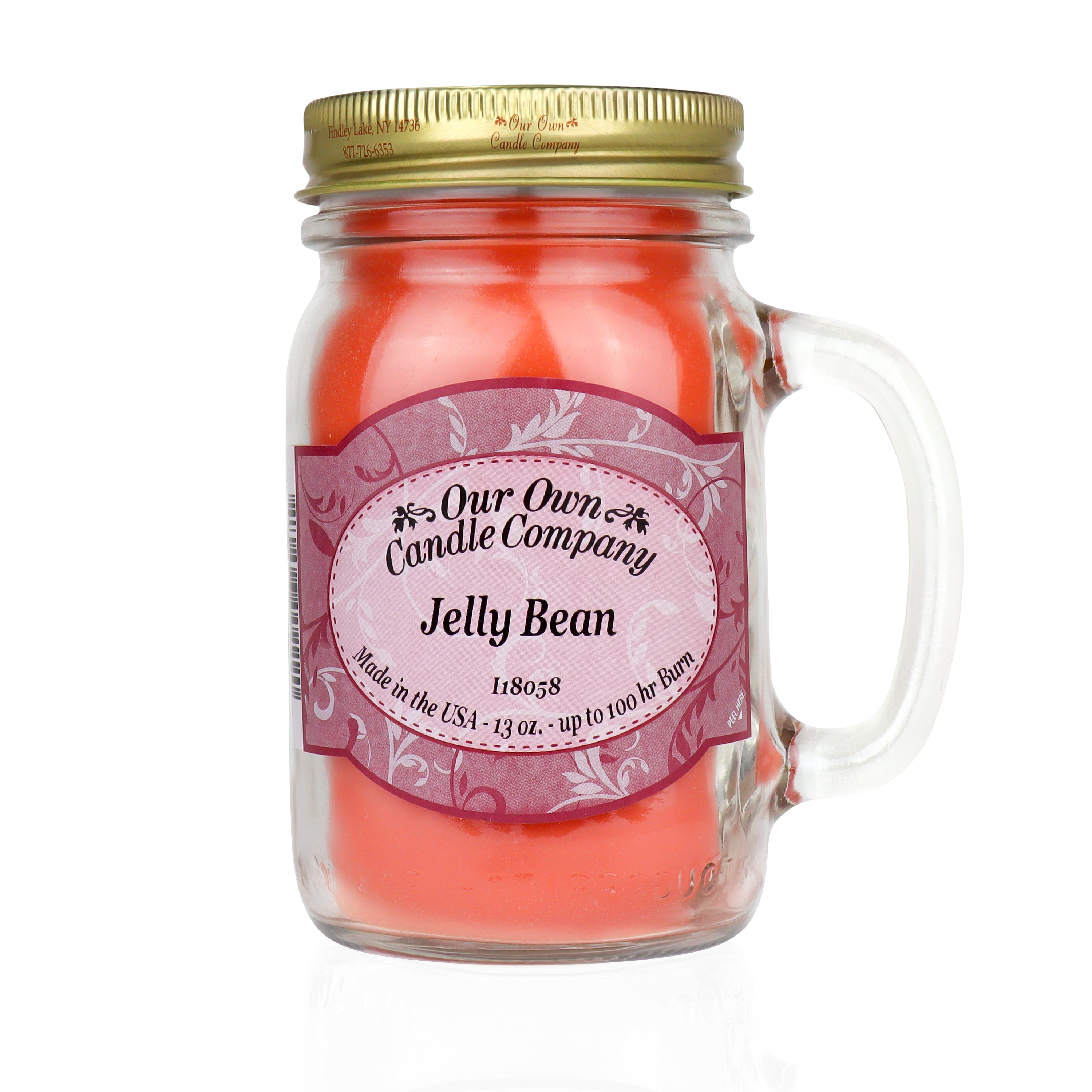 Jelly Bean - Scented Jar Candle 100 hr burn time - Our Own Candle 13oz