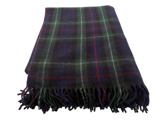 Wool Knee Blanket/Throw Mackenzie Tartan