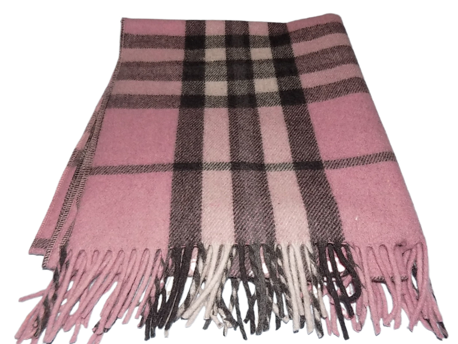 Wool Knee Blanket/Throw Thomson Pink Tartan