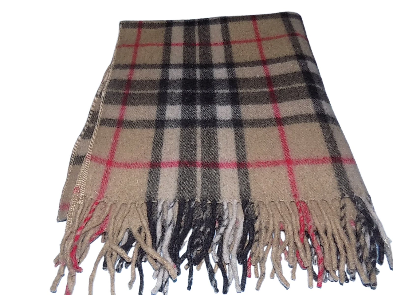 Wool Knee Blanket/Throw Camel Thomson Tartan