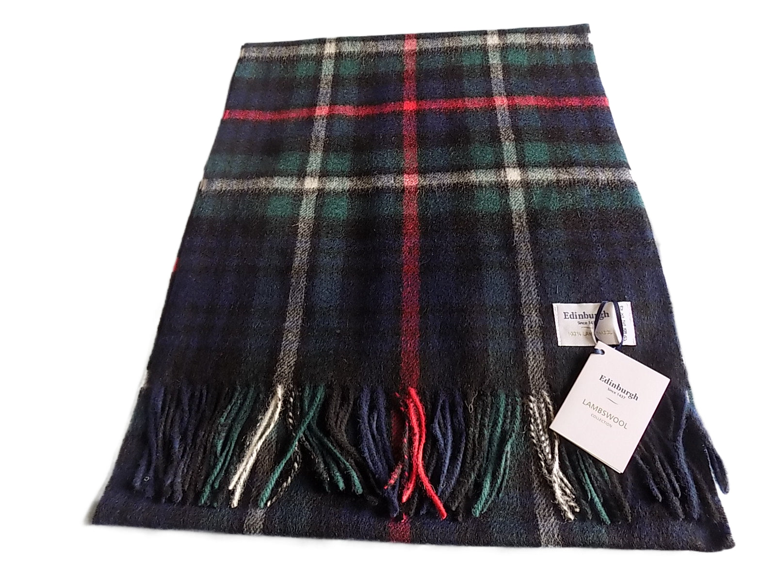 Edinburgh Hos 100% Lambswool Wide Scarf Mackenzie