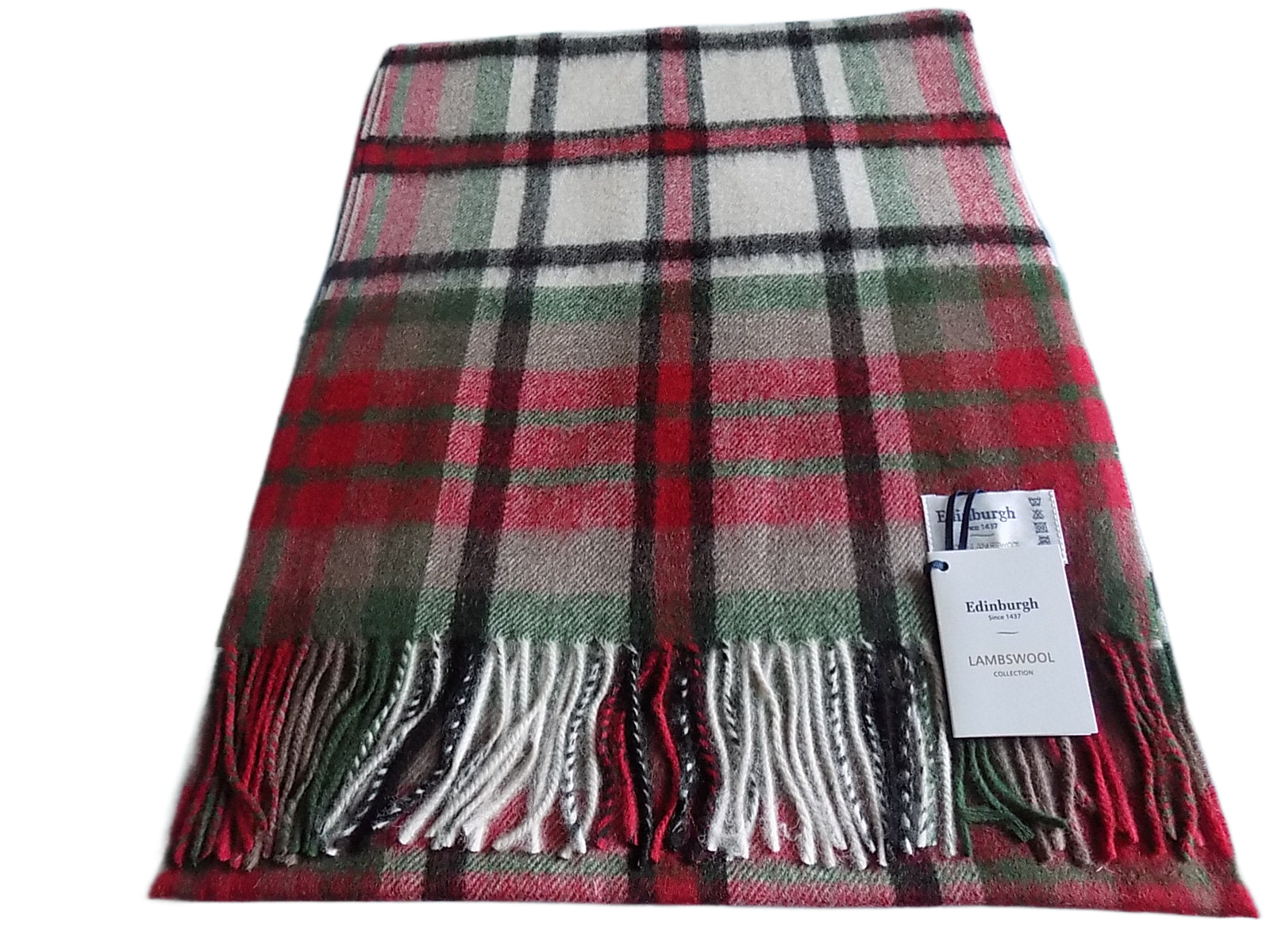 Edinburgh Hos 100% Lambswool Wide Scarf Macduff Dress