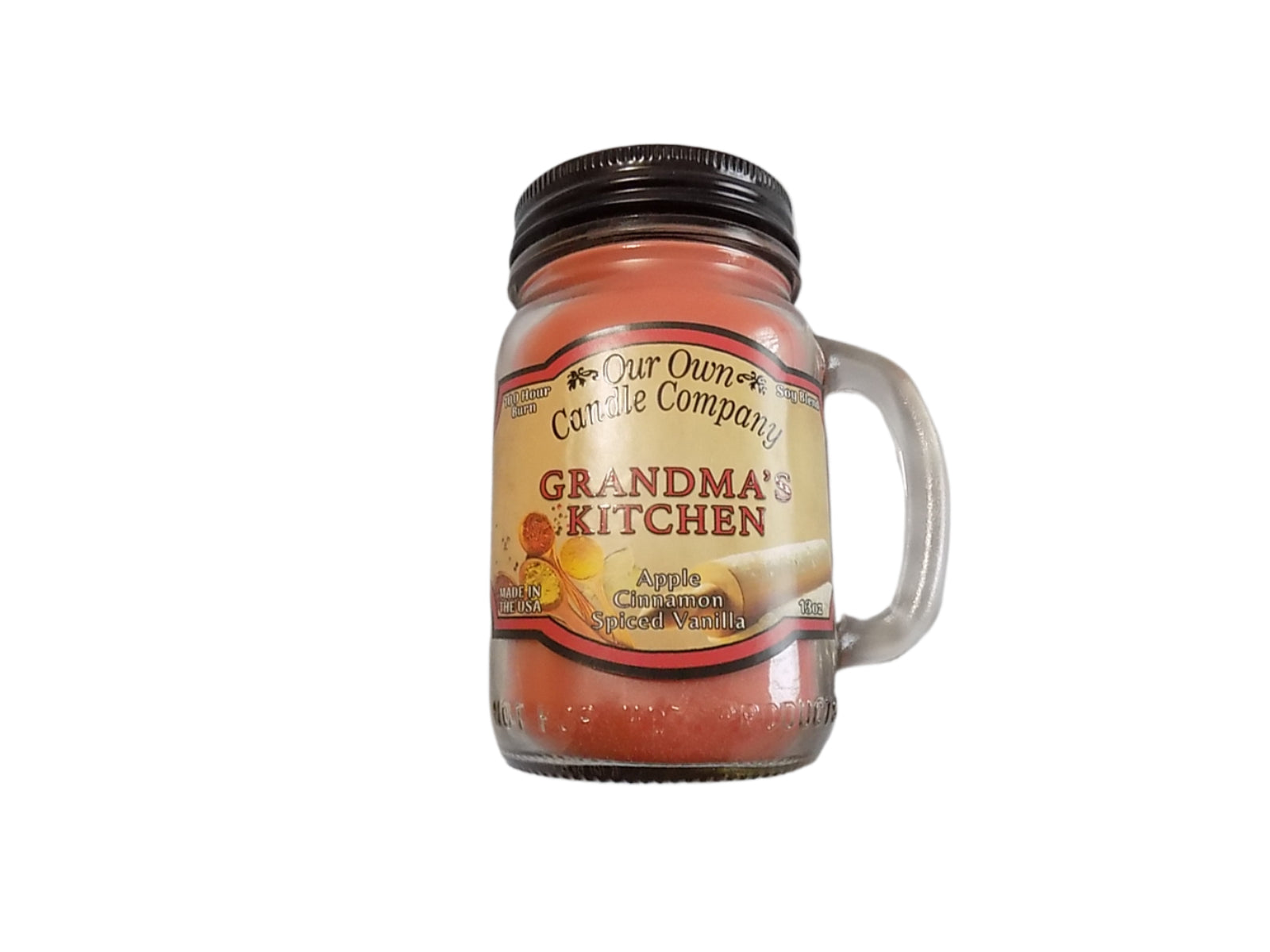 Our Own Candle Company Grandma's Kitchen Scented 13 Ounce Mason Jar Candle