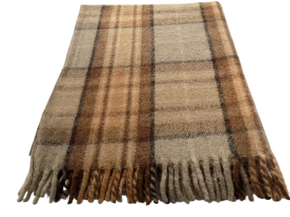 Clans Scotland Wool Knee Blanket / Throw – Mackellar Natural Tartan