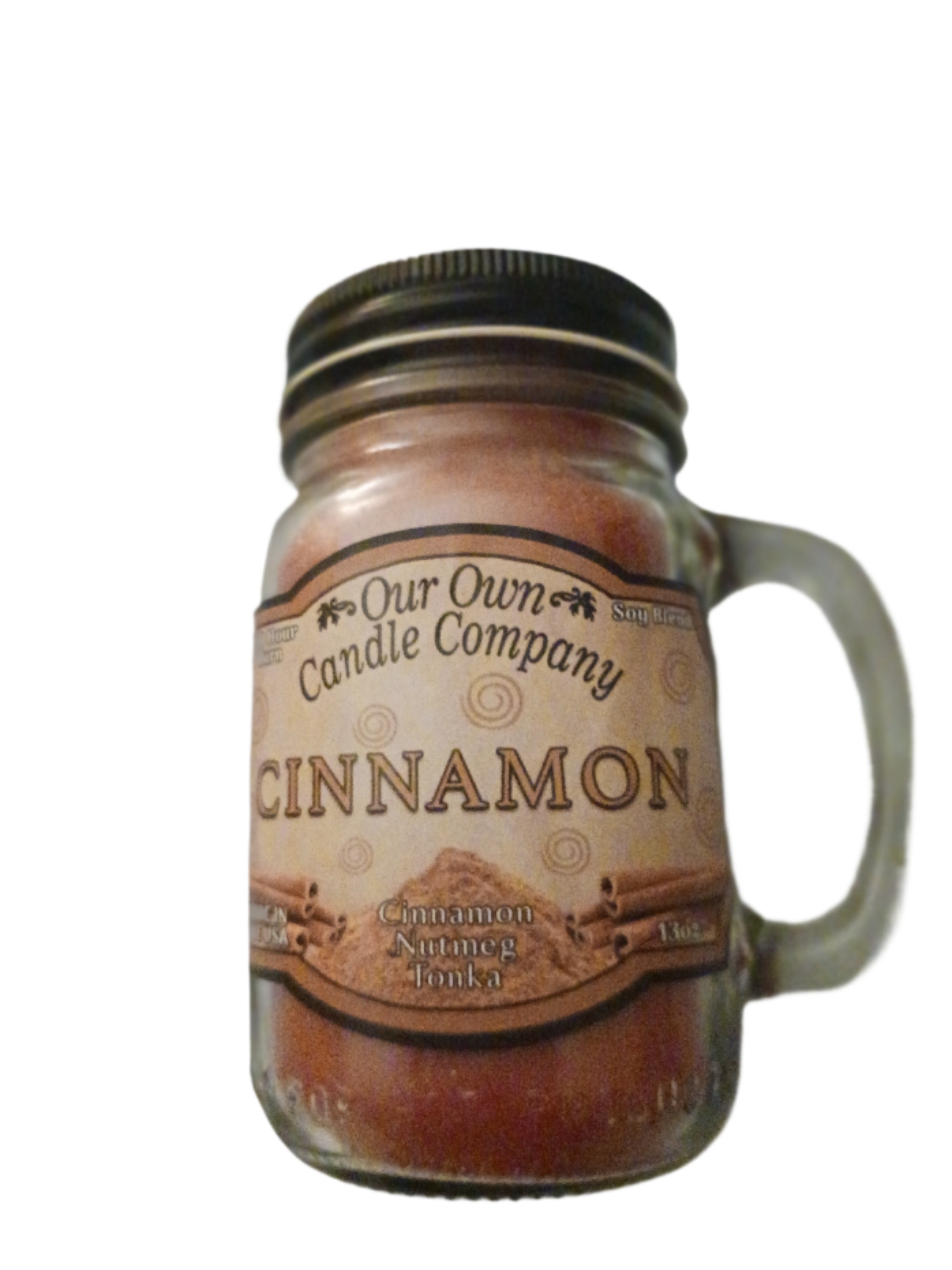Our Own Candle Company Cinnamon Mason Jar Candle (100hr) 13oz