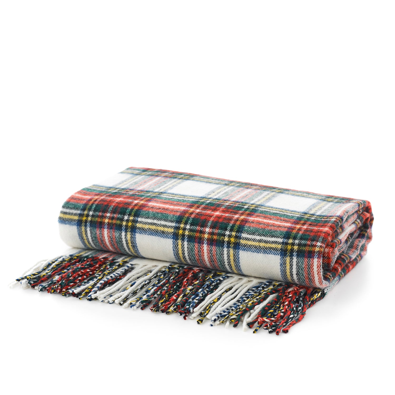 TLC Stewart Dress Tartan Acrylic Throw 140 x 185cm Colour Multicoloured