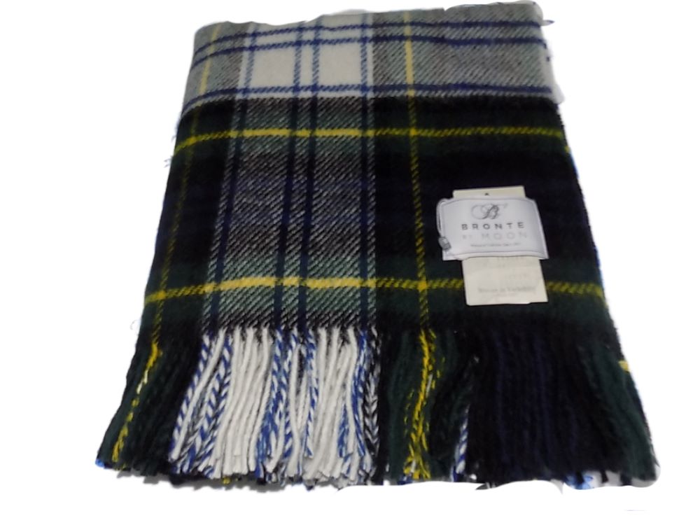 Tartan - Pure New Wool - Dress Gordon - Throw Blanket 145cm x 185cm