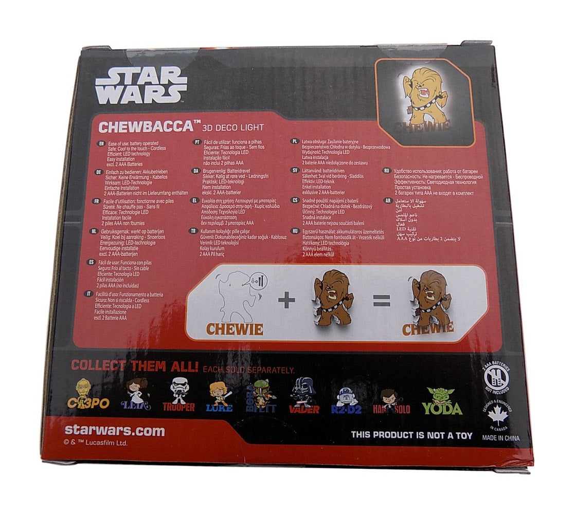 Star Wars (Chewbacca) 3D Deco Mini Light