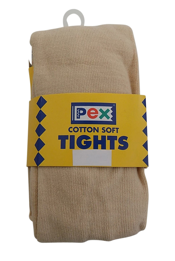 Pex Cotton Soft Sunset One Pair Girl's Tights Colour Camel