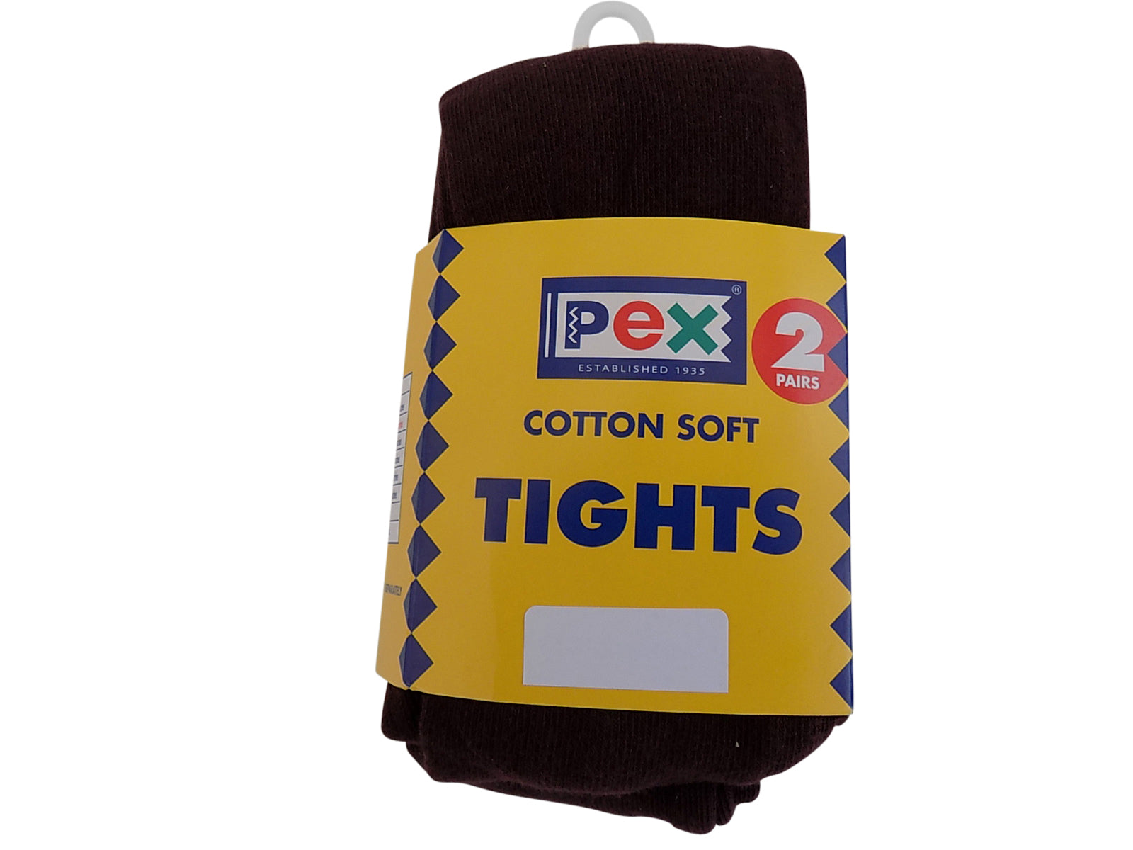 Pex Cotton Soft Sunset 2 Pair's Girl's Tights Colour Brown