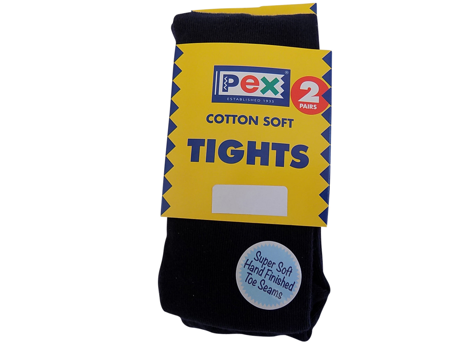 Pex Cotton Soft Sunset 2 Pair's Girl's Tights Colour Navy