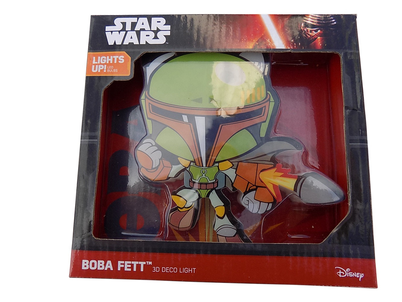 Star Wars Mini 3D LED Wall Light Boba Fett