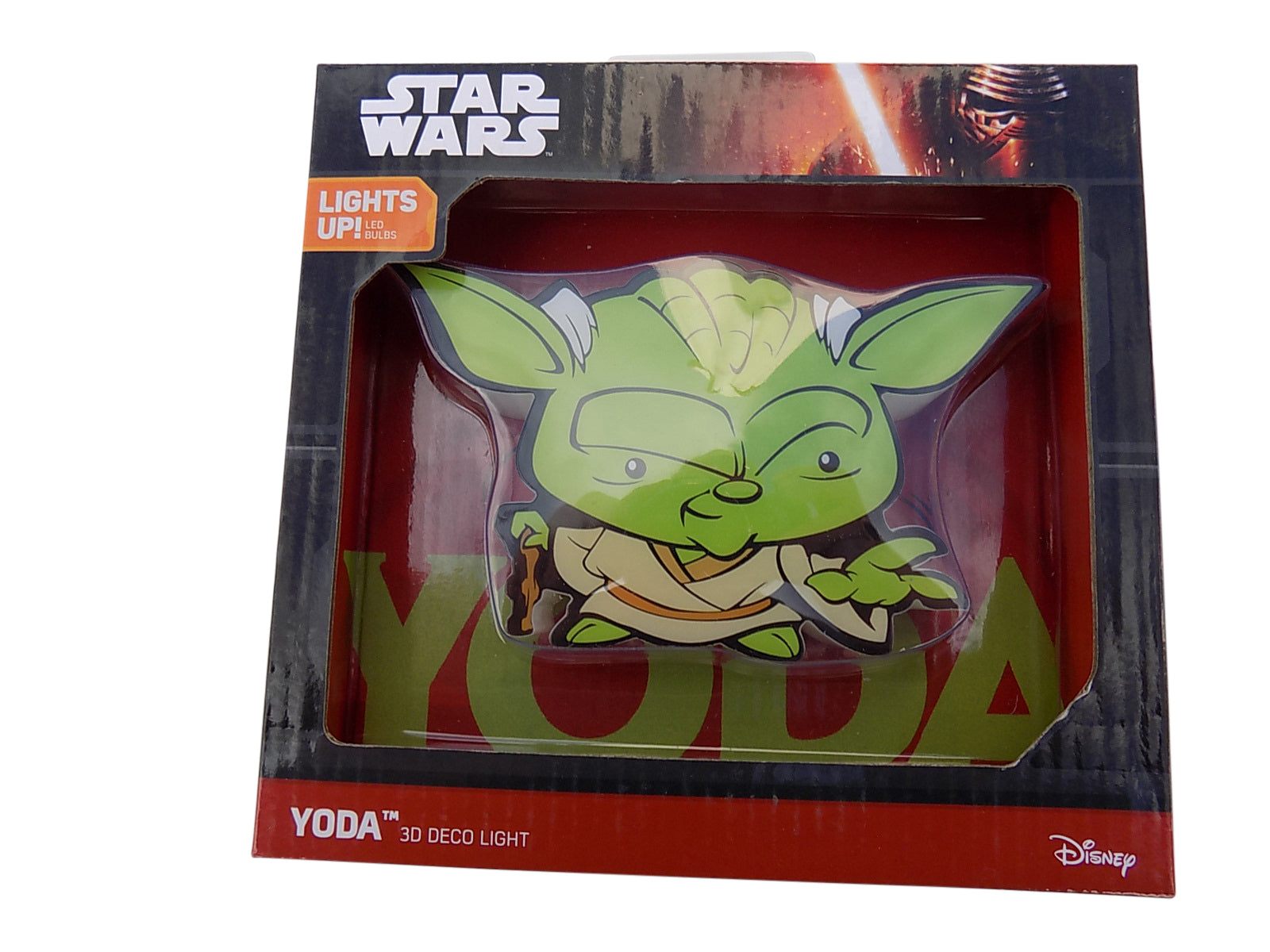 Star Wars Mini 3D LED Wall Light Yoda