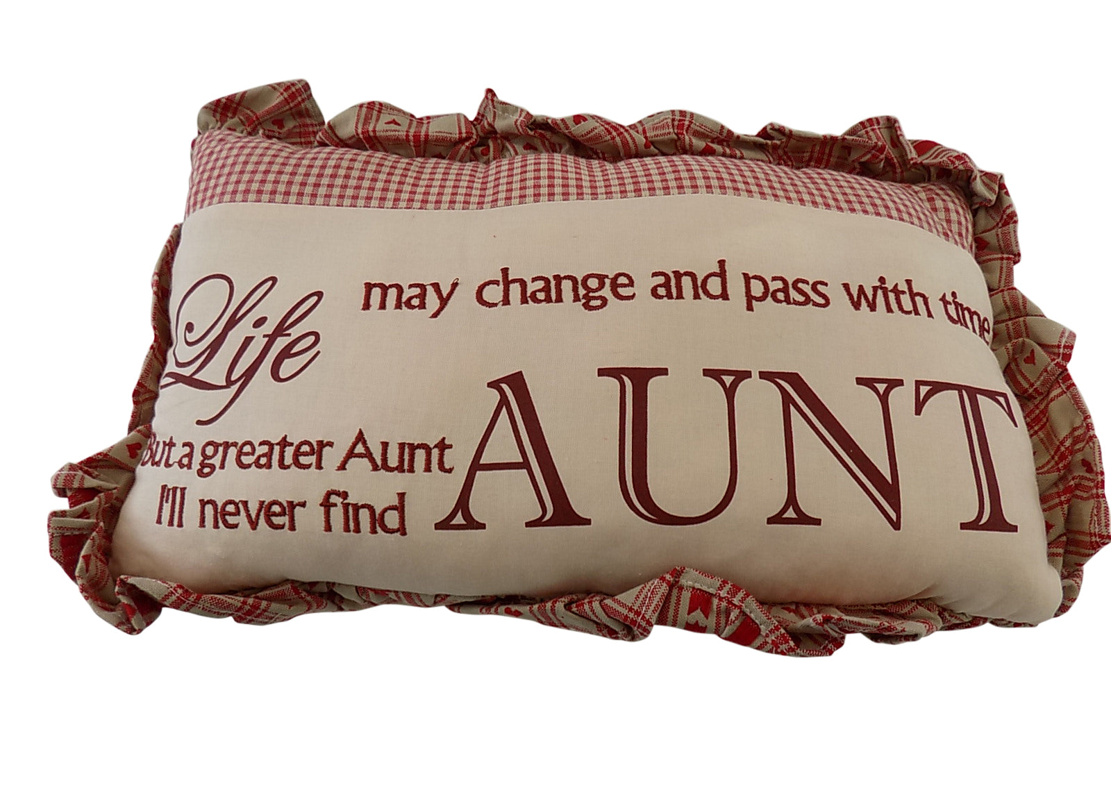 Rustic Country Farmhouse (Aunt) Rectangle Cushion