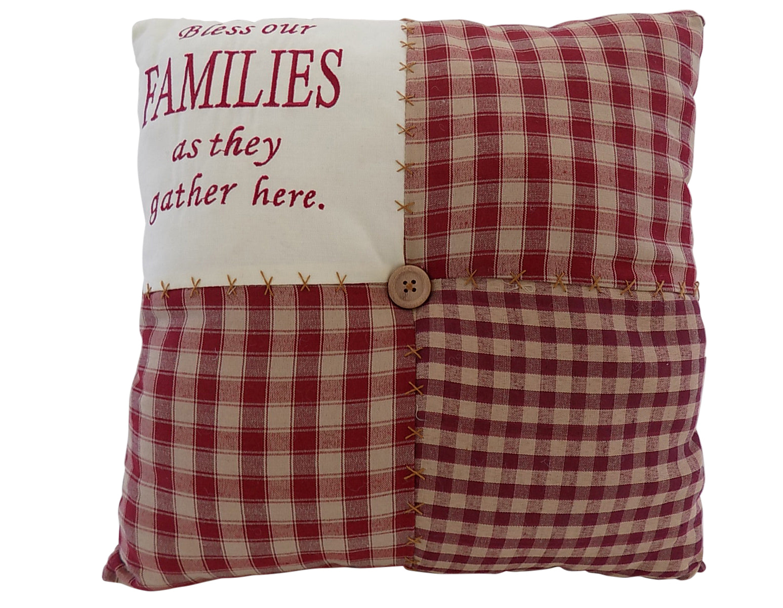 Rustic Country Farmhouse (Bless our Families as they gather here) Cushion