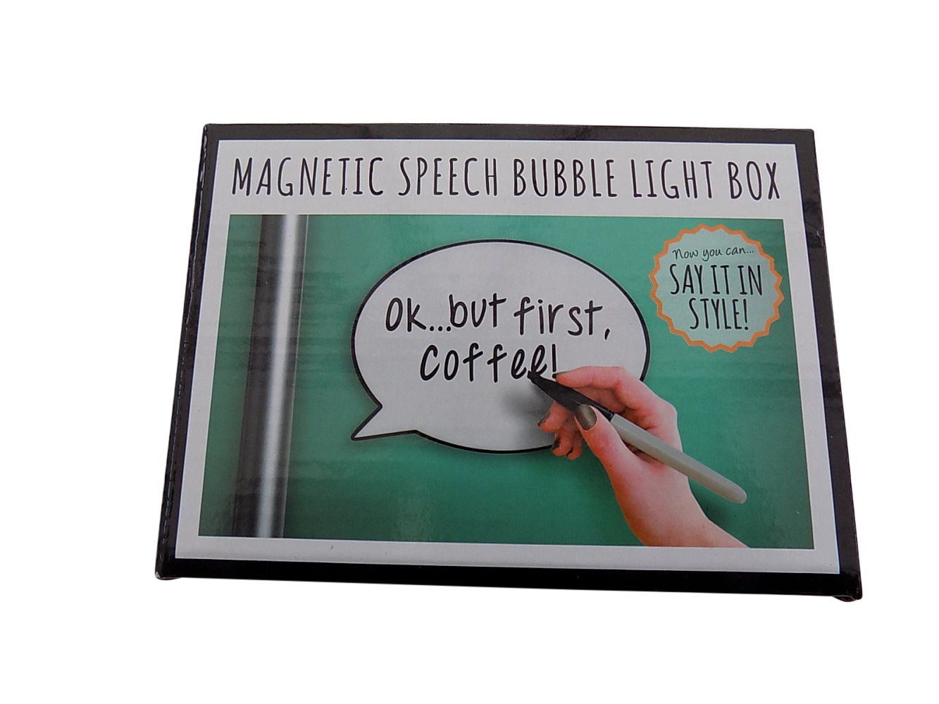 Magnetic Speech Bubble Light Box A6 Size