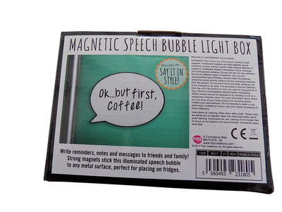 Magnetic Speech Bubble Light Box A6 Size