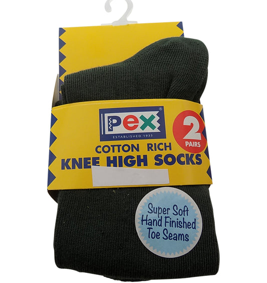 Knee High Socks 2 pk Pex Graduate Colour Bottle