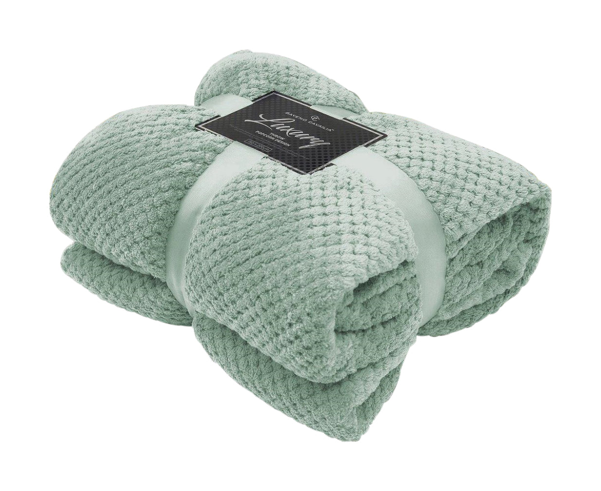 Teddy Soft Throw, For Settees or, Sofa Throws, Color Duck Egg