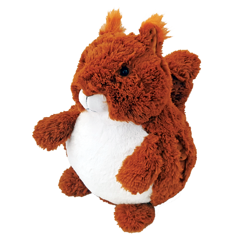 Cozy-Time Giant Red Squirrel Handwarmer