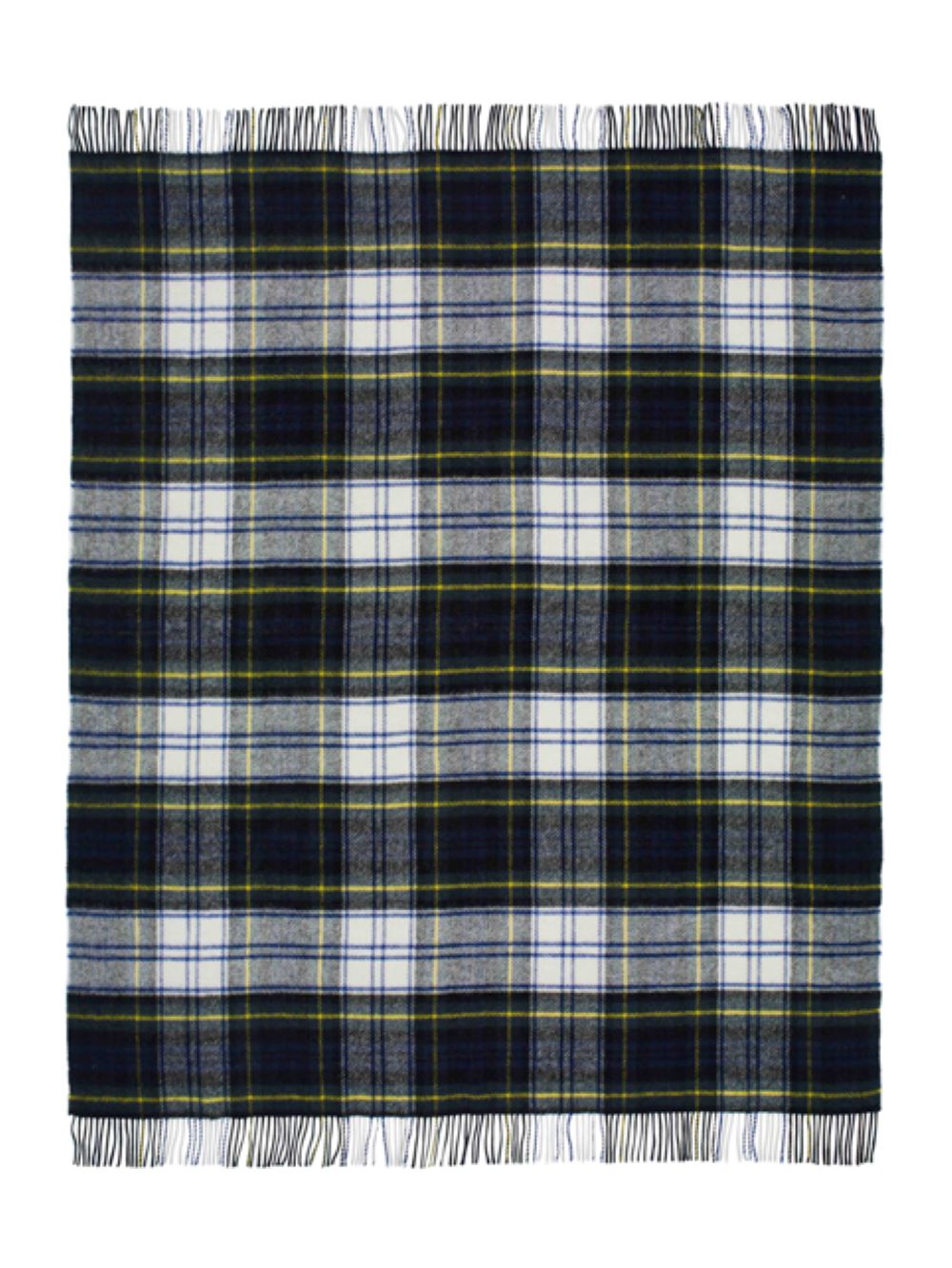 Tartan - Pure New Wool - Dress Gordon - Throw Blanket 145cm x 185cm