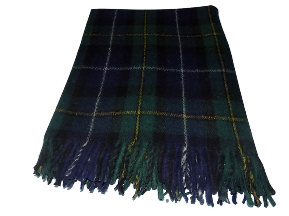 Highland Wool Blend Tartan Blanket / Throw Extra Warm MacNeil of Barra