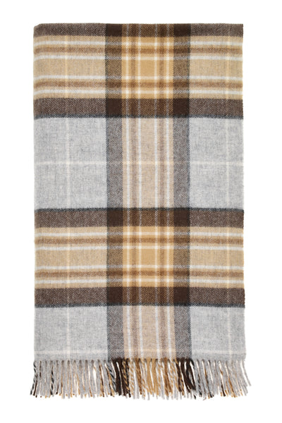 Highland Tweed100% Merino Lambs wool  McKellar Tartan Blanket/Throw/ Plaid Size 185cm x 140cm
