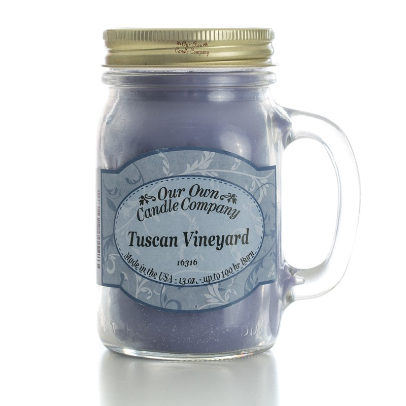 Our Own Candle 13oz Tuscan Vineyard Scented Jar Candle 100 hr burn time